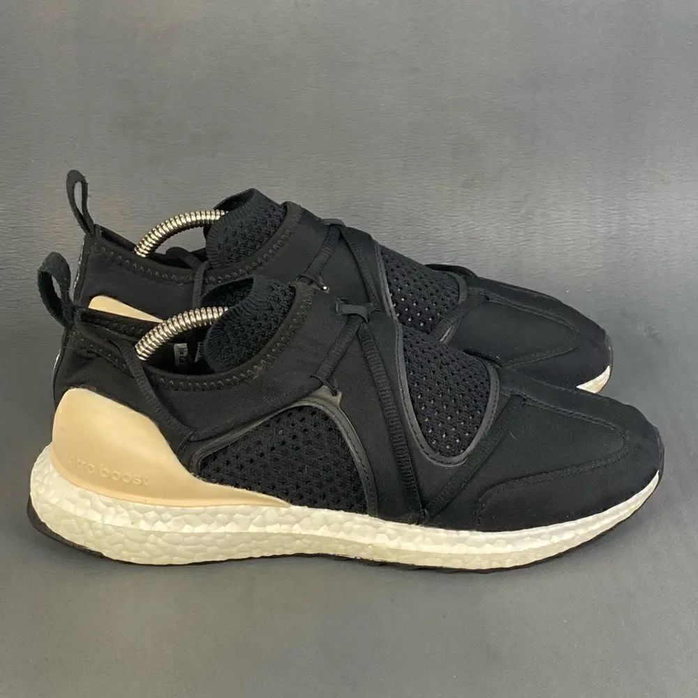 Adidas Ultraboost X Stella McCartney 'Black Apricot' sneaker shoes women size 8
